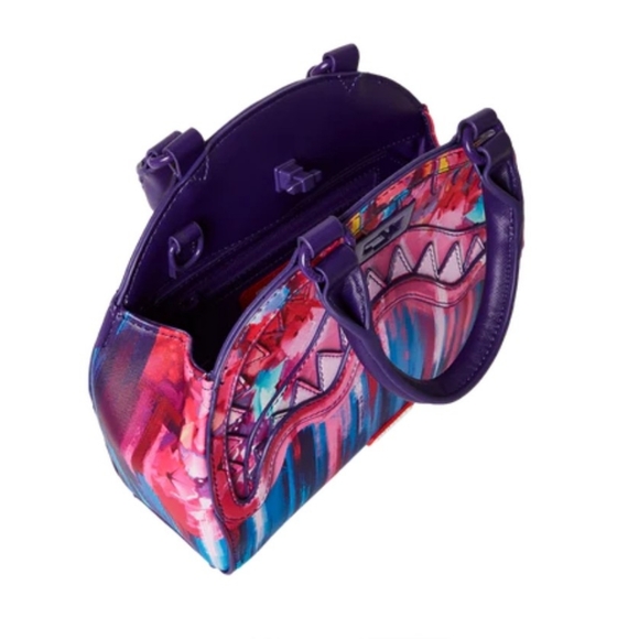 Sprayground Floral Botanica Shark Handbag - Picture 6 of 15